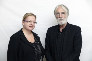 Amour-draaman ohjaaja Michael Haneke, lyhytsanainen tosikko. ©HFPA