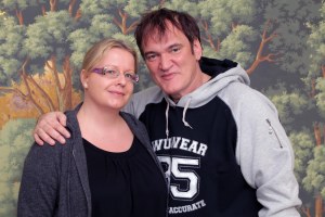 Django Unchained -draaman käsikirjoittaja (myös ohjaaja) Quentin Tarantino, omaperäinen moottoriturpa. ©HFPA