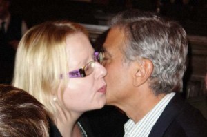 Työt eivät alkaneet hullummin tänä vuonna. Ensimmäinen keikkani oli George Clooneyn tapaaminen. Hollywood Foreign Press Association palkitsee hänet ensi sunnuntain pidettävässä Golden Globe -gaalassa Cecil B. DeMille -kunniapalkinnolla. Kuva: William Rutten 