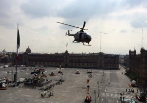Aukio oli neljä päivää Spectre-elokuvatiimin käytössä. Tätä helikopteriotosta kuvattiin useaan otteeseen.