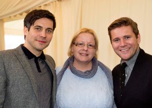 Tapasin siellä muiden muassa Rob James-Collier ja Allen Leechin.